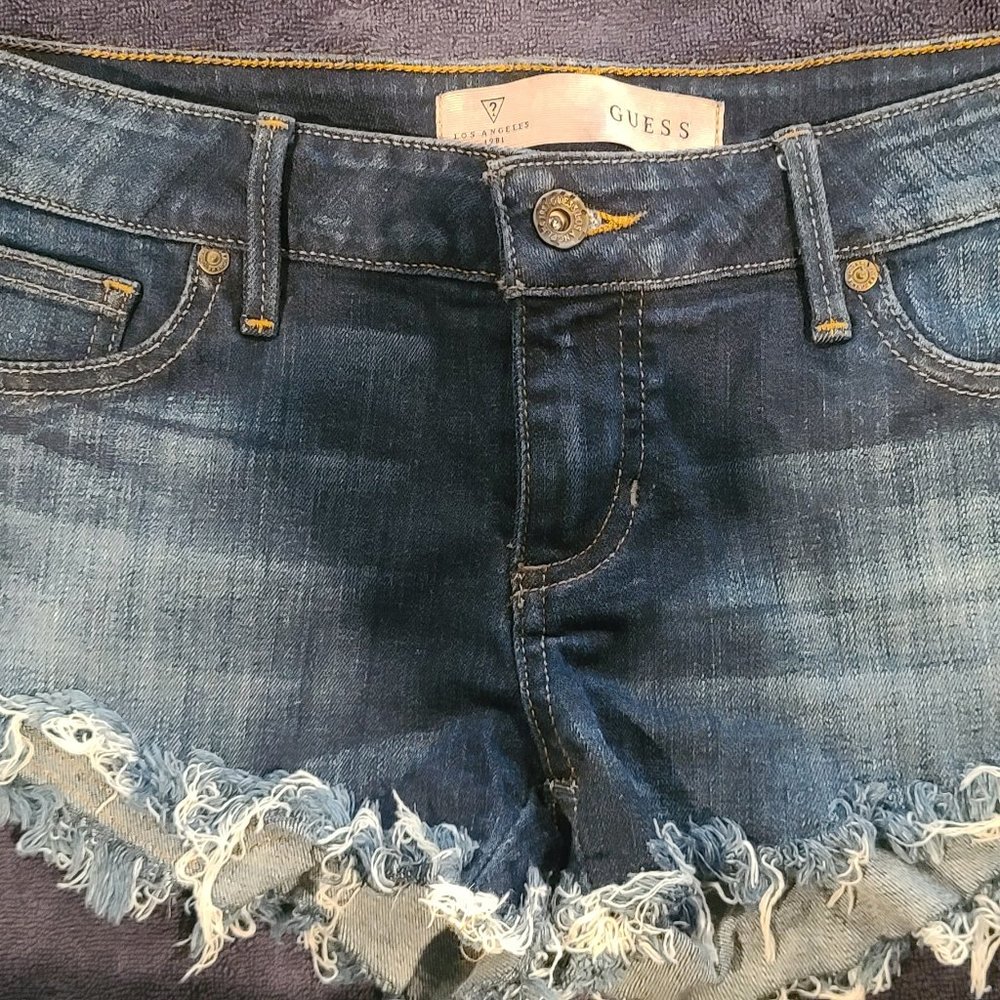 Guess Cut Off Jean Shorts